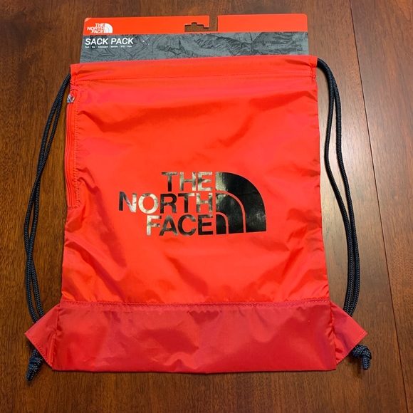 north face string bag